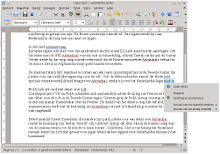 Schermafdruk van LanguageTool in LibreOffice