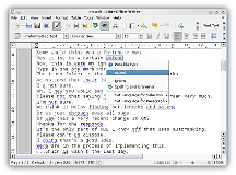 Screenshot di LanguageTool